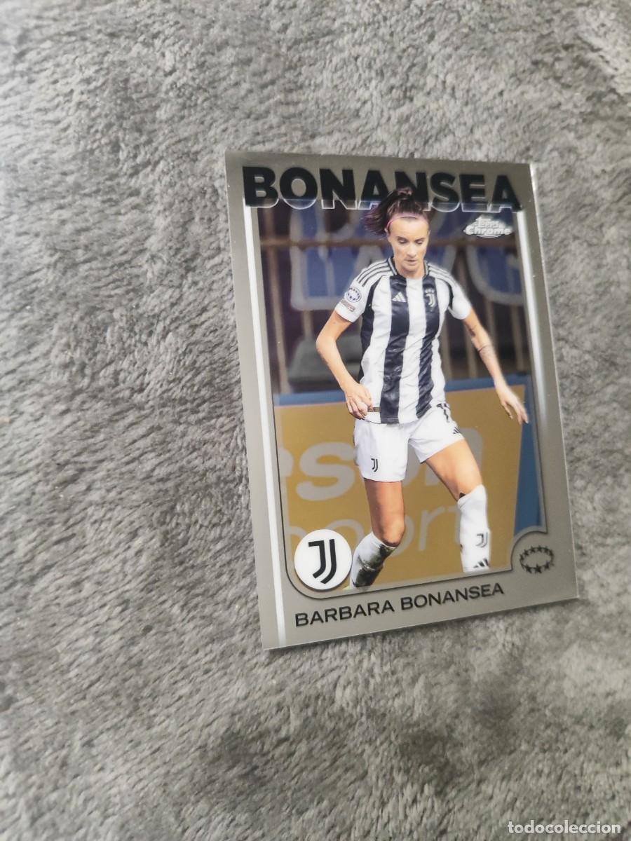Cromos de f&uacute;tbol: 47 BARBARA BONANSEA JUVENTUS UWCL CHROME 2024/25 TOPPS WOMEN CHAMPIONS LEAGUE 2025 24