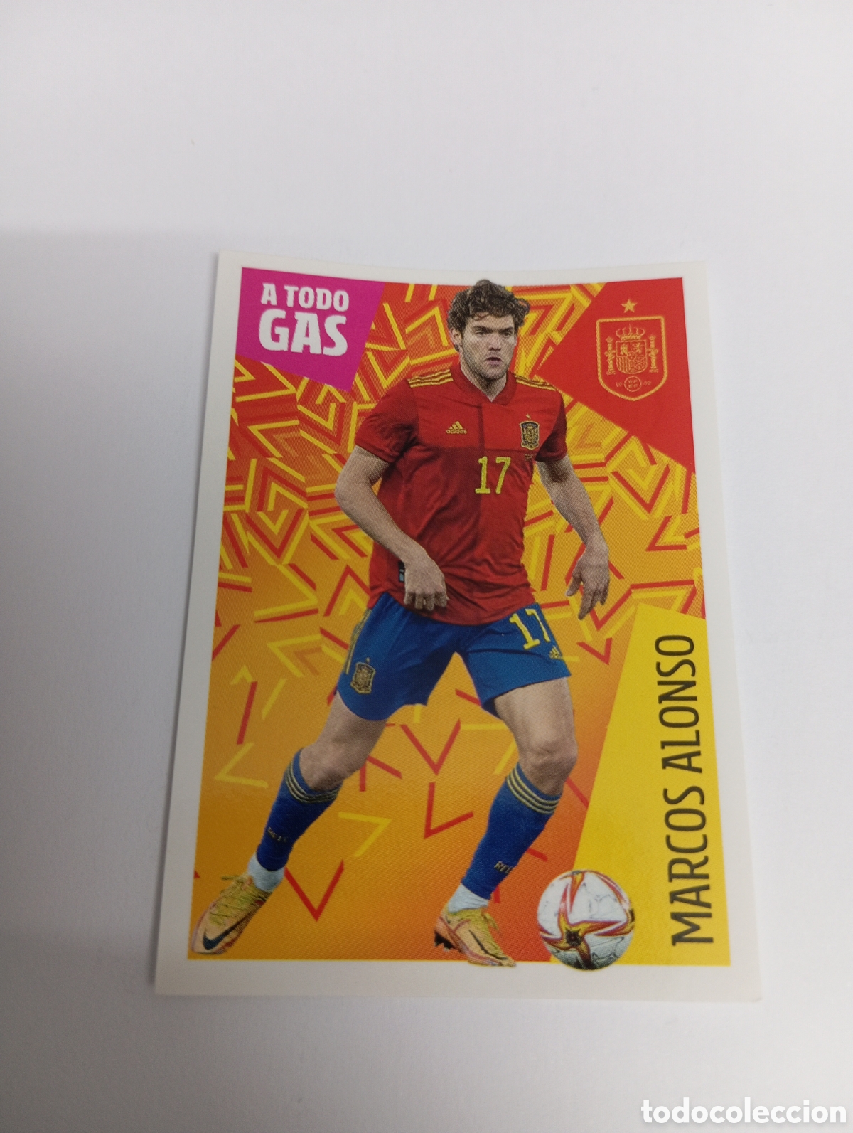 Cromos de Futebol: 15 Marcos Alonso LOS &Iacute;DOLOS DE LA ROJA CRACKS MUNDIALES PANINI