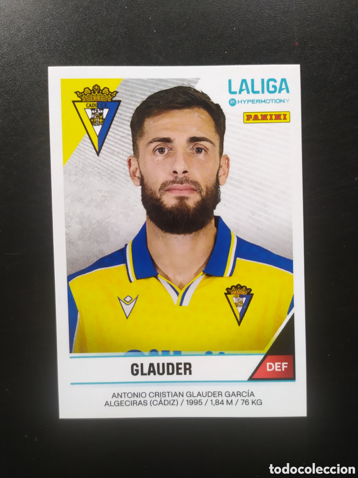 Cartes &agrave; collectionner de Football: Liga Hypermotion 2024 2025 24 25 panini Glauder n&deg; 67 Cadiz