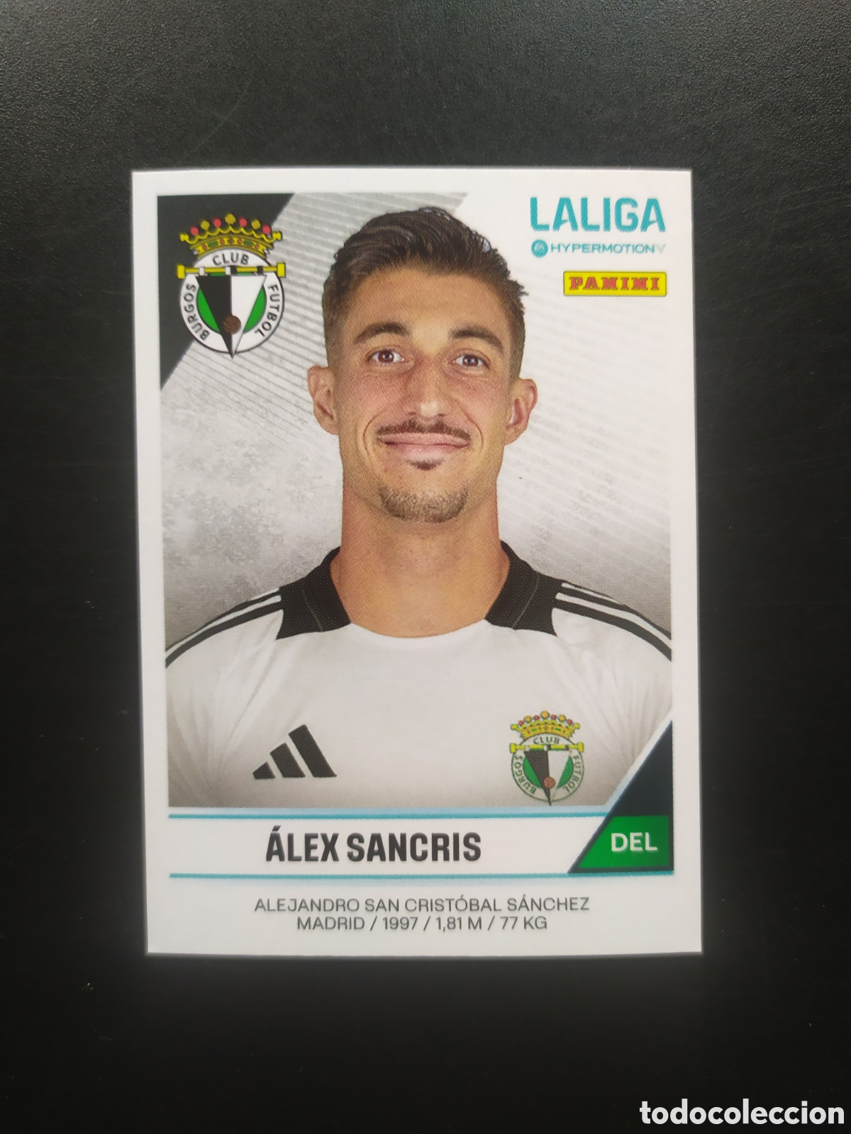 Fu&szlig;ball-Sticker: Liga Hypermotion 2024 2025 24 25 panini Alex Sancris n&deg; 54 Burgos