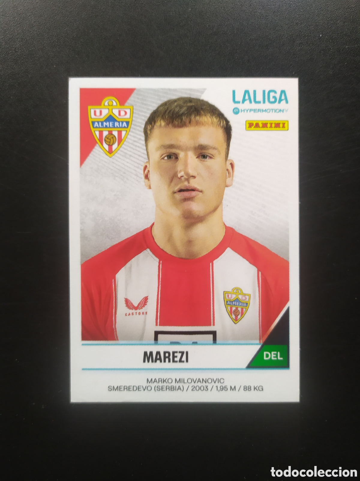 Fu&szlig;ball-Sticker: Liga Hypermotion 2024 2025 24 25 panini Marezi n&deg; 38B 38 B Almer&iacute;a