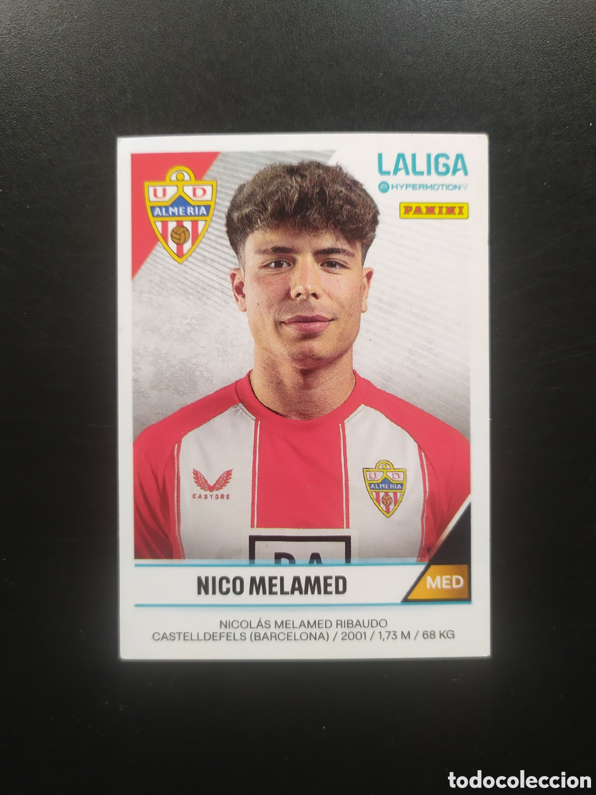 Cromos de F&uacute;tbol: Liga Hypermotion 2024 2025 24 25 panini Nico Melamed n&deg; 36 Almer&iacute;a