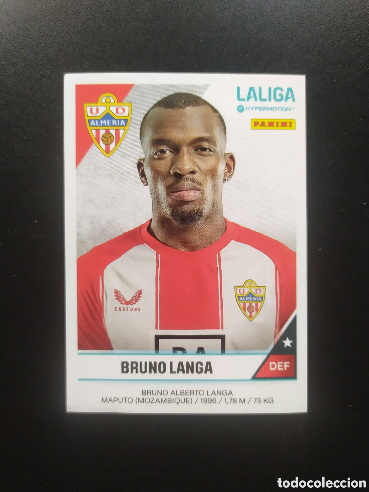Cromos de F&uacute;tbol: Liga Hypermotion 2024 2025 24 25 panini Bruno Langa n&deg; 26B 26 B Almer&iacute;a