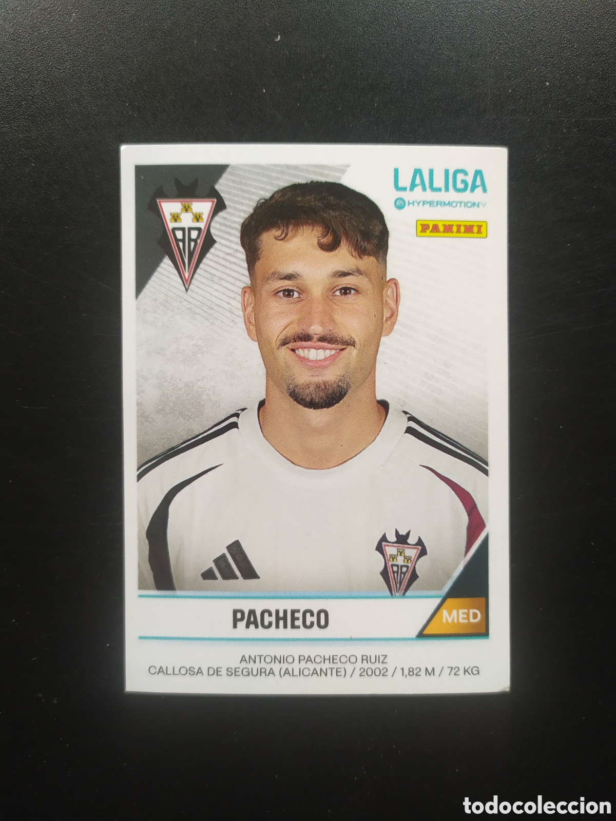 Fu&szlig;ball-Sticker: Liga Hypermotion 2024 2025 24 25 panini Pacheco n&deg; 14 Albacete