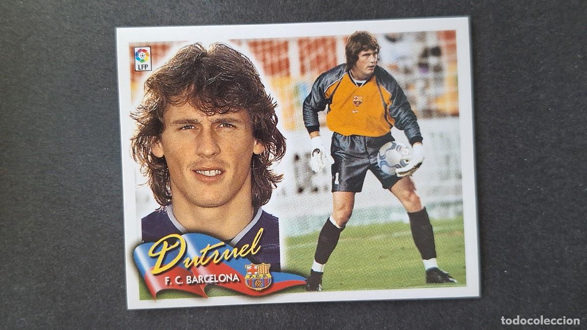 Fu&szlig;ball-Sticker: L4 DUTRUEL F. C. BARCELONA LIGA ESTE 2000 2001 00 01 NUNCA PEGADO SIN PEGAR