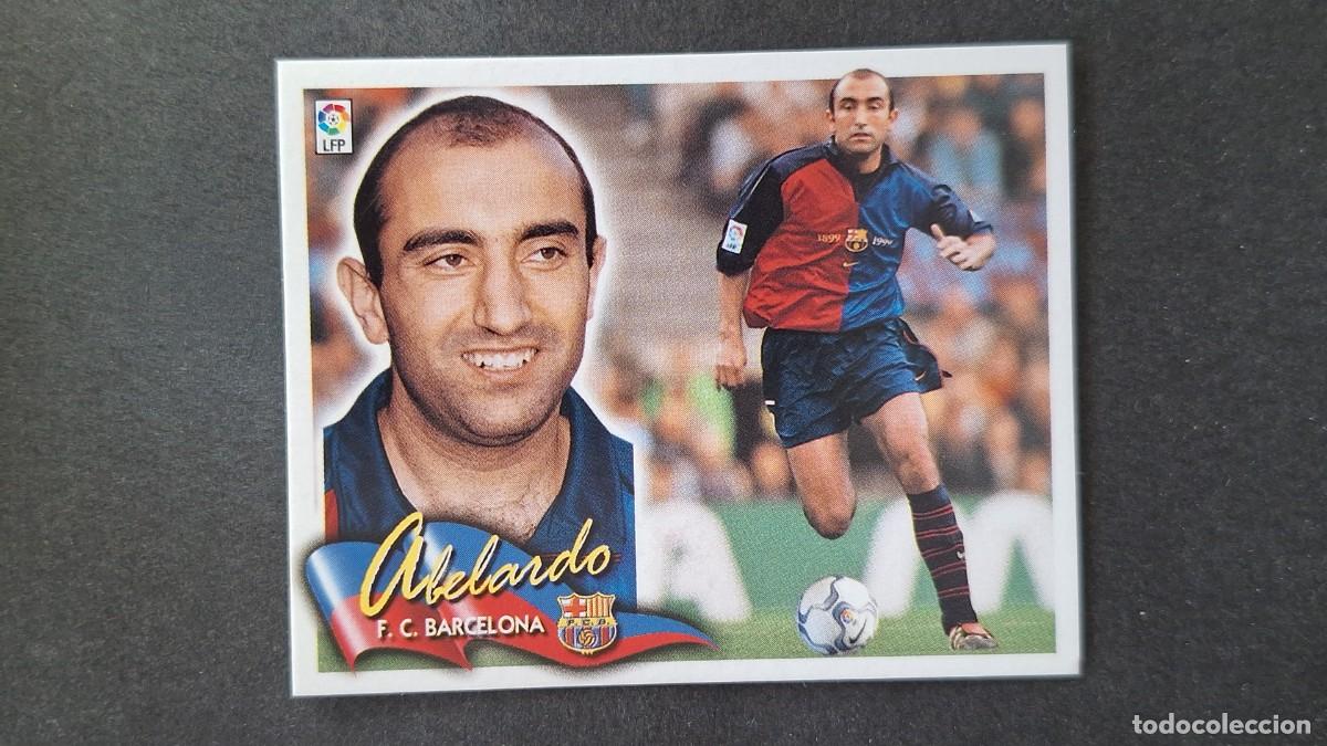 Figurine di Calcio: L4 ABELARDO F. C. BARCELONA LIGA ESTE 2000 2001 00 01 NUNCA PEGADO SIN PEGAR