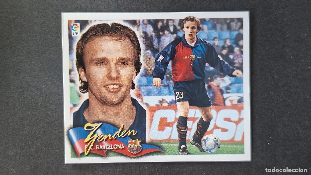 Figurine di Calcio: L4 ZENDEN F. C. BARCELONA LIGA ESTE 2000 2001 00 01 NUNCA PEGADO SIN PEGAR