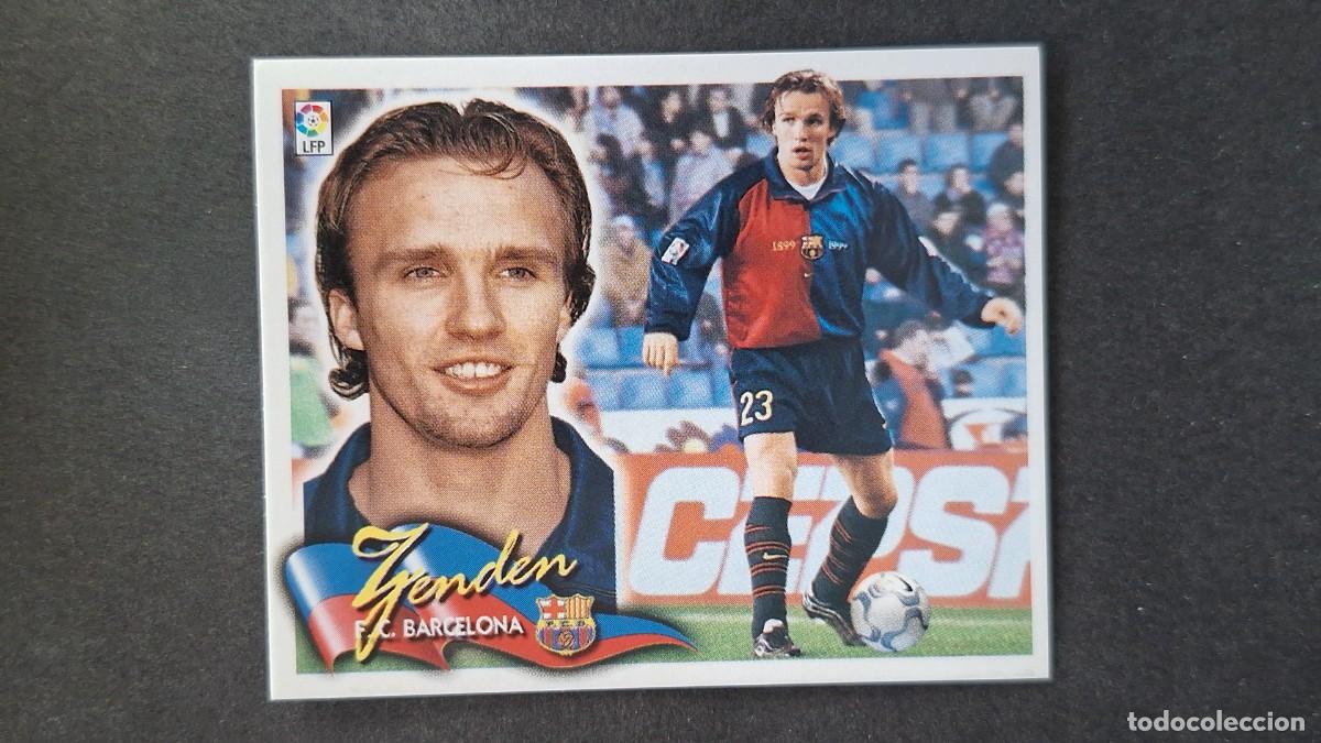 Figurine di Calcio: L4 ZENDEN F. C. BARCELONA LIGA ESTE 2000 2001 00 01 NUNCA PEGADO SIN PEGAR