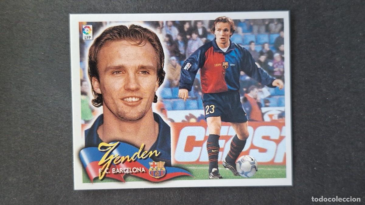 Fu&szlig;ball-Sticker: L4 ZENDEN F. C. BARCELONA LIGA ESTE 2000 2001 00 01 NUNCA PEGADO SIN PEGAR