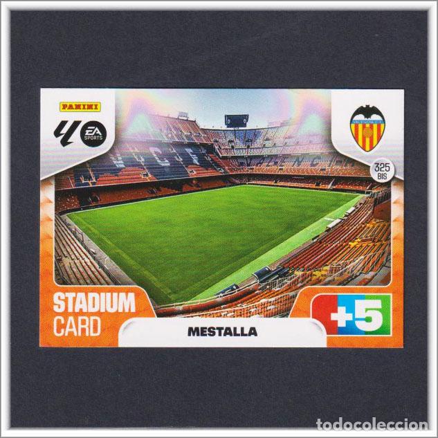 Fu&szlig;ball-Sticker: ADRENALYN XL 2025 2026 25 26 PANINI ESTADIO MESTALLA 325 BIS VALENCIA LIGA COLECCI&Oacute;N ALBUM F&Uacute;TBOL