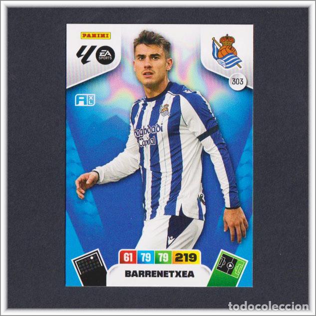 Cromos de F&uacute;tbol: ADRENALYN XL 2025 2026 25 26 PANINI BARRENETXEA 303 REAL SOCIEDAD LIGA COLECCI&Oacute;N ALBUM F&Uacute;TBOL