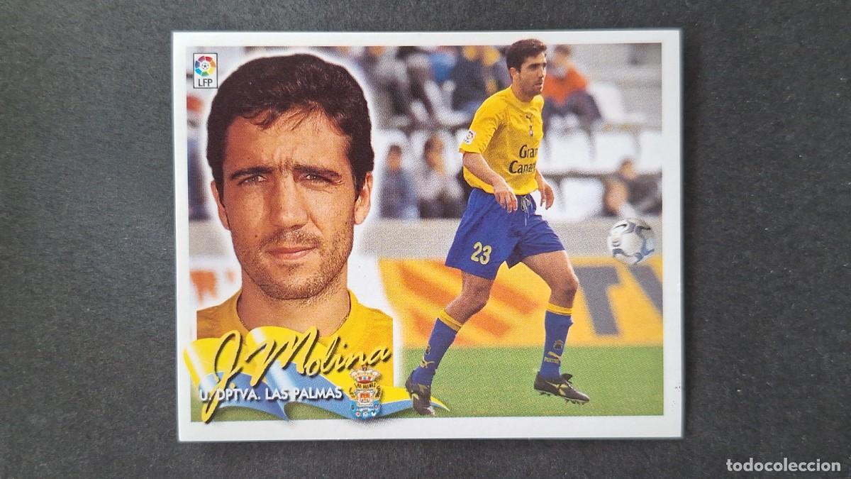 Figurine di Calcio: L4 J. MOLINA U. D. LAS PALMAS LIGA ESTE 2000 2001 00 01 NUNCA PEGADO SIN PEGAR