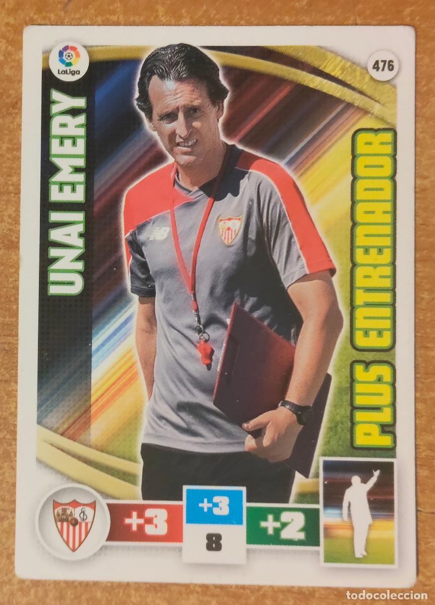 Cromos de F&uacute;tbol: 2015 2016 15 16 CROMO ADRENALYN XL SEVILLA UNAI EMERY PLUS ENTRENADOR N 476