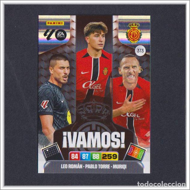 Fu&szlig;ball-Sticker: ADRENALYN XL 2025 2026 25 26 PANINI VAMOS 373 MALLORCA LEO ROMAN PABLO TORRE MURIQI LIGA COLECCI&Oacute;N