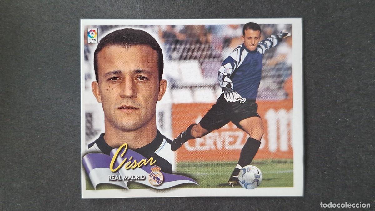 Figurine di Calcio: L4 CESAR REAL MADRID LIGA ESTE 2000 2001 00 01 NUNCA PEGADO SIN PEGAR