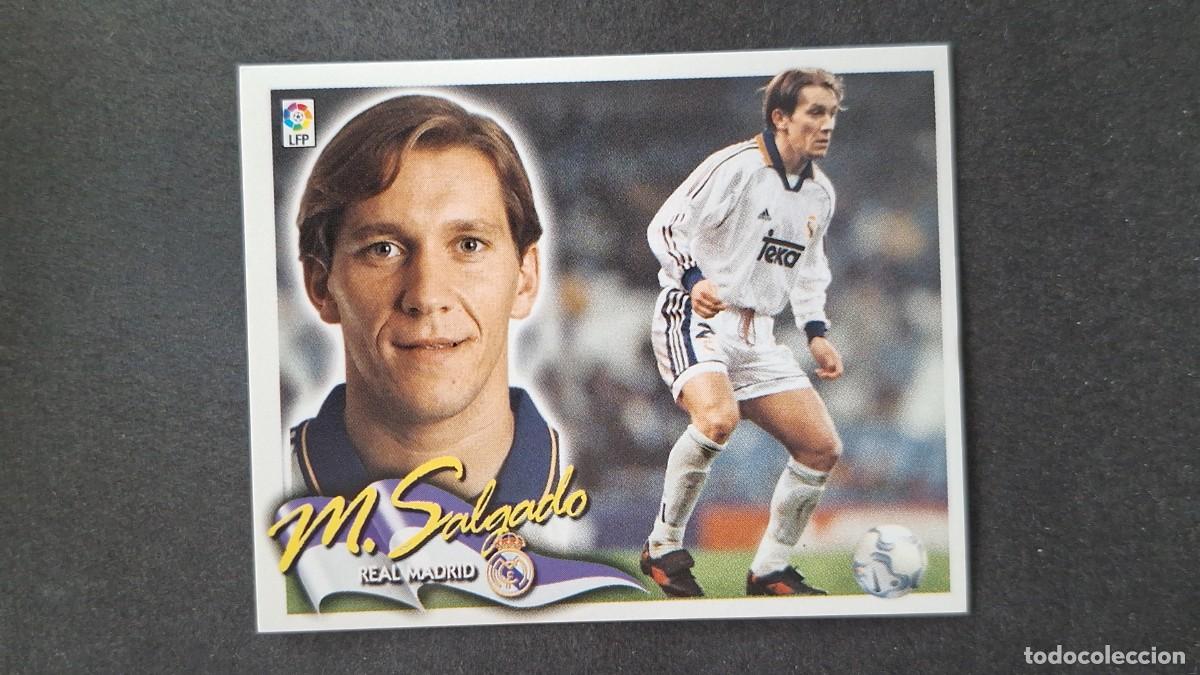 Fu&szlig;ball-Sticker: L4 MICHEL SALGADO REAL MADRID LIGA ESTE 2000 2001 00 01 NUNCA PEGADO SIN PEGAR