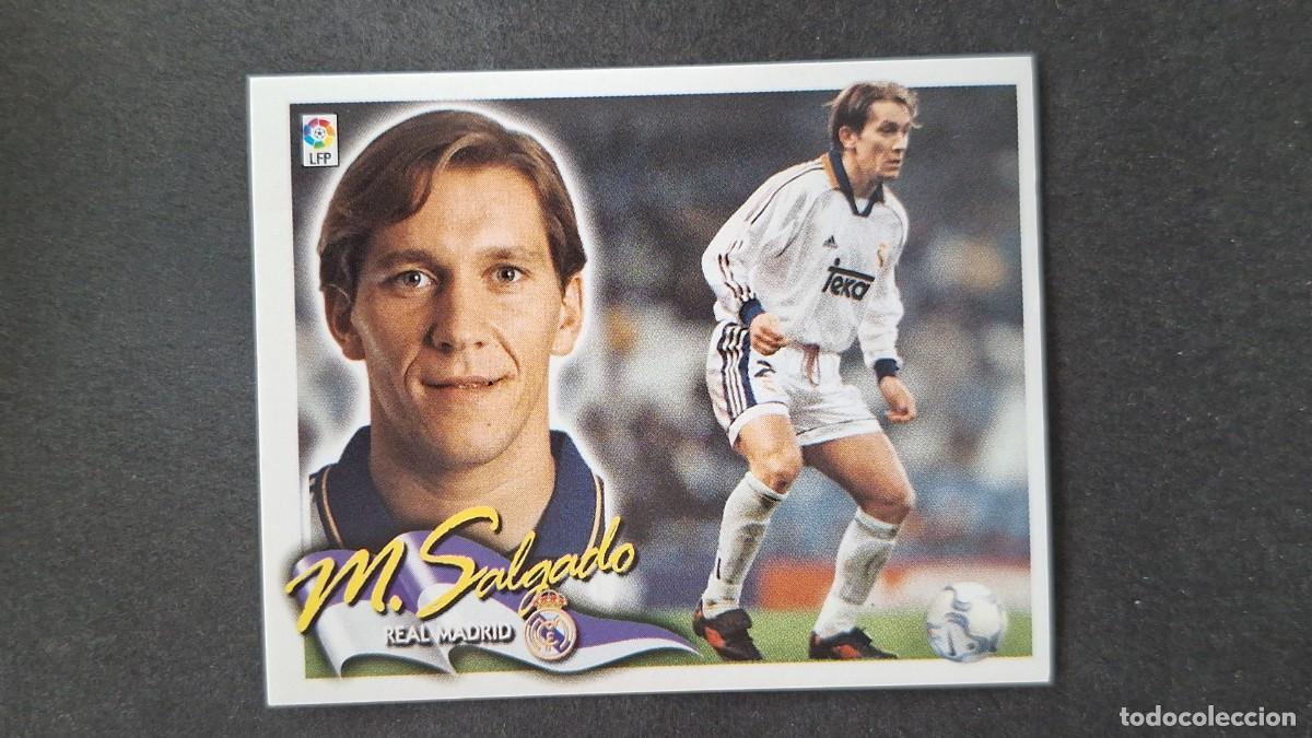 Figurine di Calcio: L4 MICHEL SALGADO REAL MADRID LIGA ESTE 2000 2001 00 01 NUNCA PEGADO SIN PEGAR