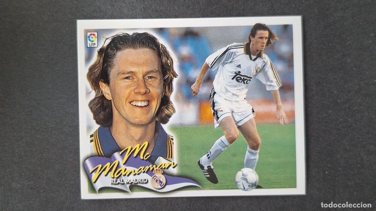 Cromos de Futebol: L4 McMANAMAN REAL MADRID LIGA ESTE 2000 2001 00 01 NUNCA PEGADO SIN PEGAR