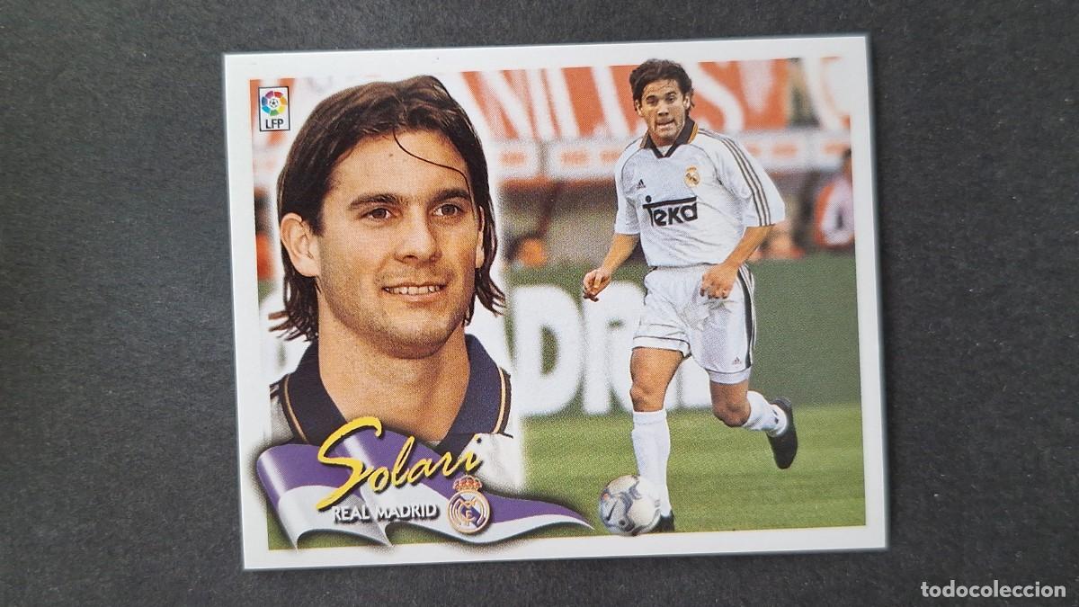 Fu&szlig;ball-Sticker: L4 SOLARI REAL MADRID LIGA ESTE 2000 2001 00 01 NUNCA PEGADO SIN PEGAR