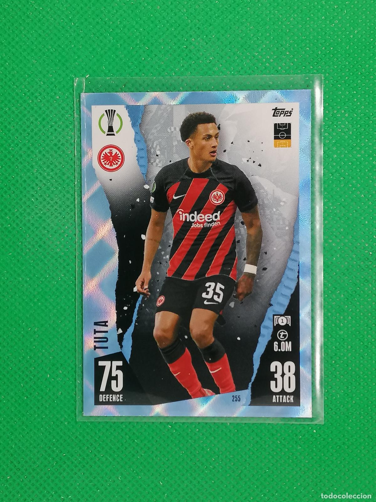 Cromos de f&uacute;tbol: 255 TUTA EINTRACHT PARALELA CRYSTAL ⚽ TOPPS MATCH ATTAX 2023 2024 23 24 ⚽