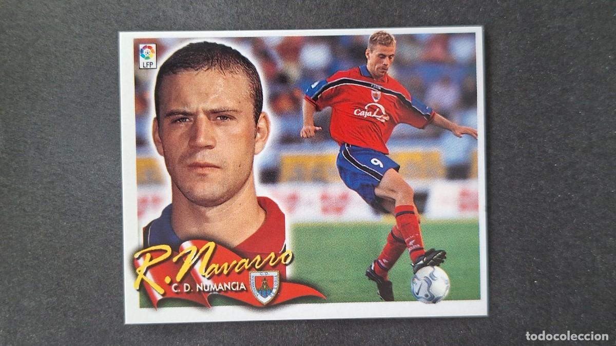 Cromos de Futebol: L4 R. NAVARRO C. D. NUMANCIA LIGA ESTE 2000 2001 00 01 NUNCA PEGADO SIN PEGAR