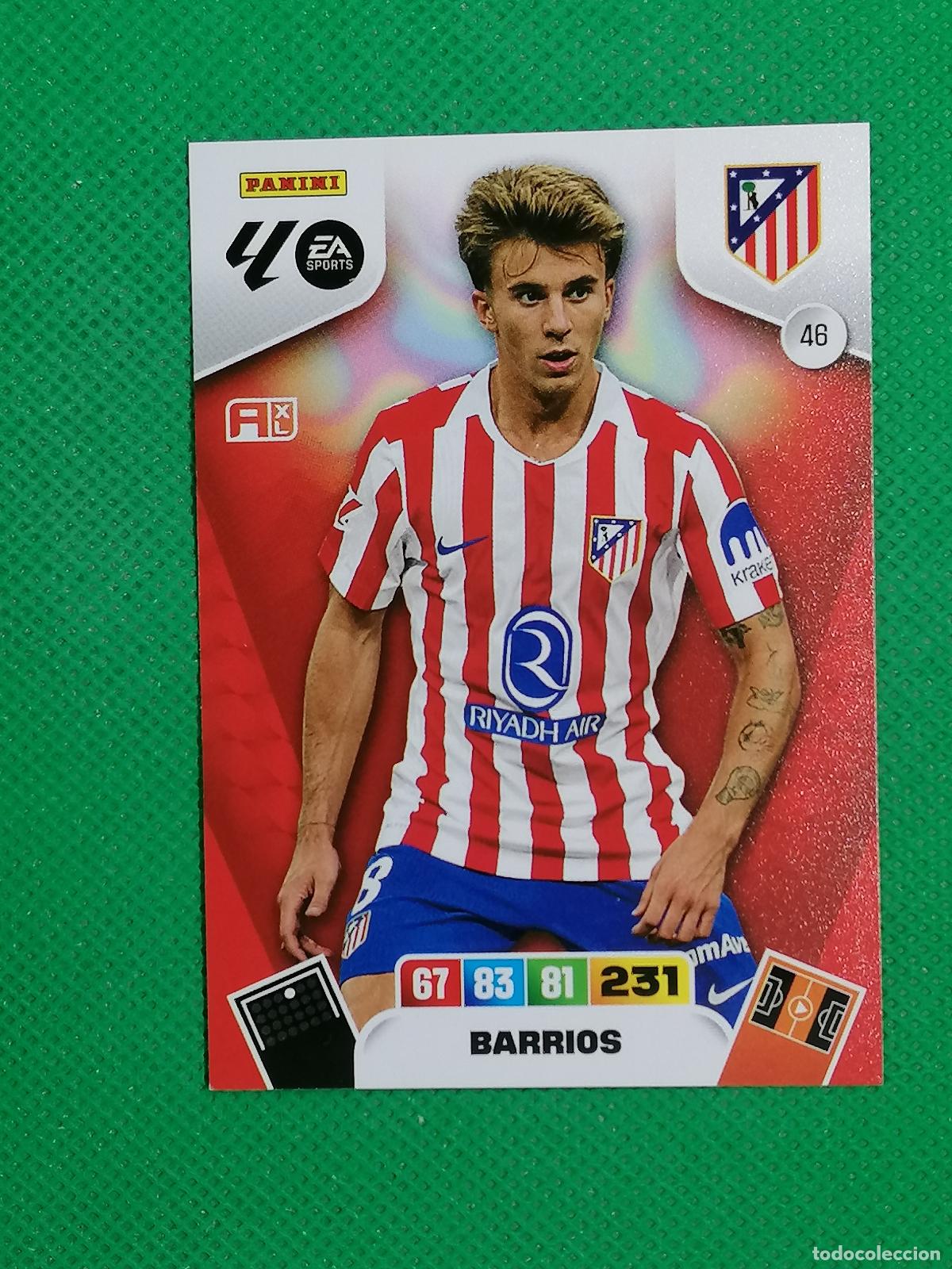 Cromos de F&uacute;tbol: 46 BARRIOS ATLETICO DE MADRID ⚽ LIGA ADRENALYN XL 2025 2026 25 26 ⚽
