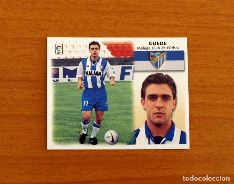 Cromos de F&uacute;tbol: M&aacute;laga - Guede - BAJA - Ediciones Este Liga 1999-2000, 99-00 - Nunca pegado