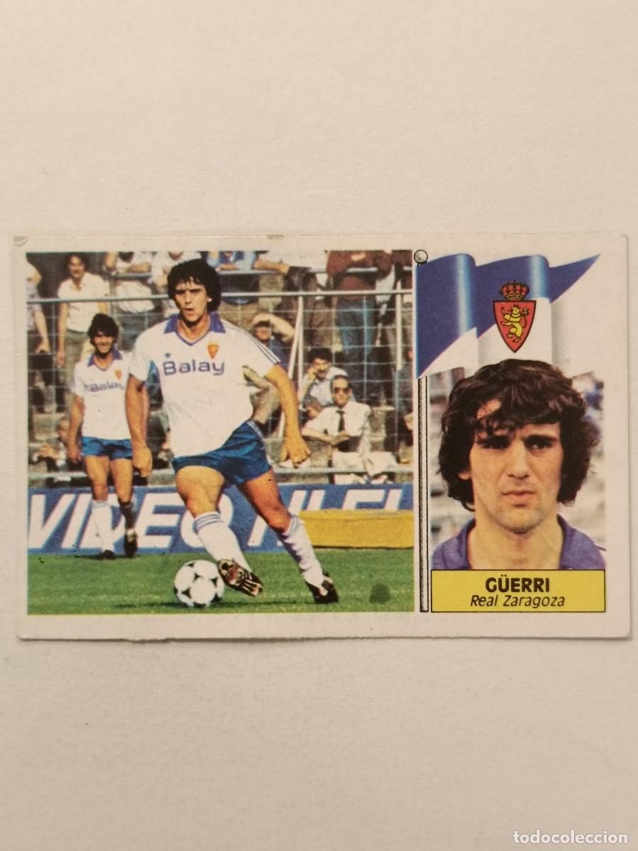 Cromos de F&uacute;tbol: G&Uuml;ERRI REAL ZARAGOZA LIGA 86/87 ESTE