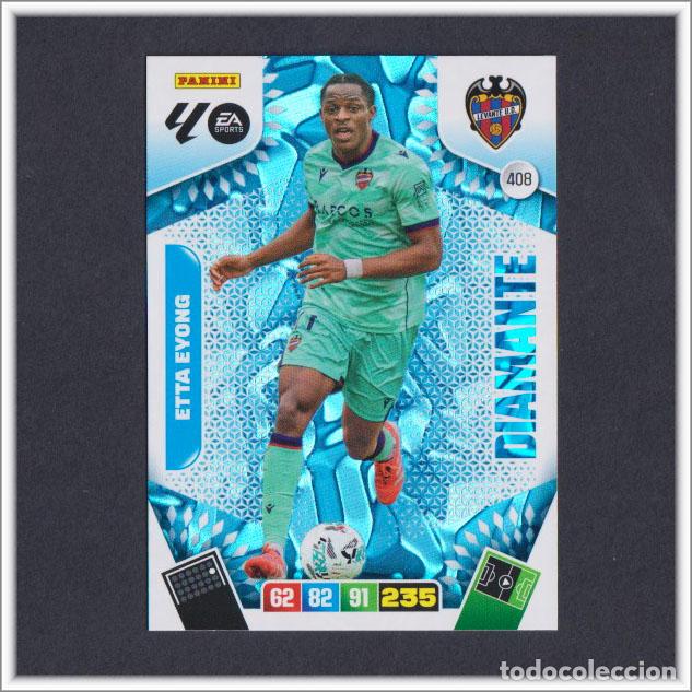 Figurine di Calcio: ADRENALYN XL 2025 2026 25 26 PANINI ETTA EYONG 408 DIAMANTE LEVANTE LIGA COLECCI&Oacute;N ALBUM