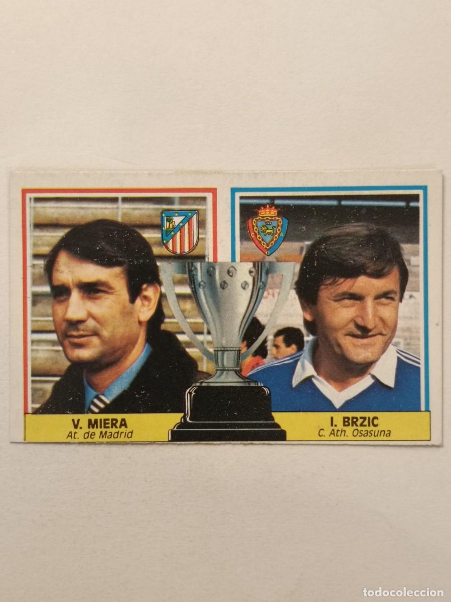 Figurine di Calcio: MIERA - BRZIC ENTRENADORES LIGA 86/87 ESTE