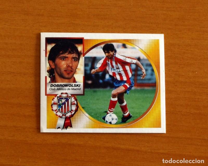 Fu&szlig;ball-Sticker: Atl&eacute;tico de Madrid - Dobrowolski - Coloca - Ediciones Este Liga 1994-1995, 94-95 - Nunca Pegado