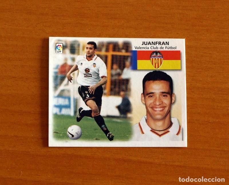 Fu&szlig;ball-Sticker: Valencia - Juanfran - BAJA - Ediciones Este Liga 1999-2000, 99-00 - Nunca Pegado