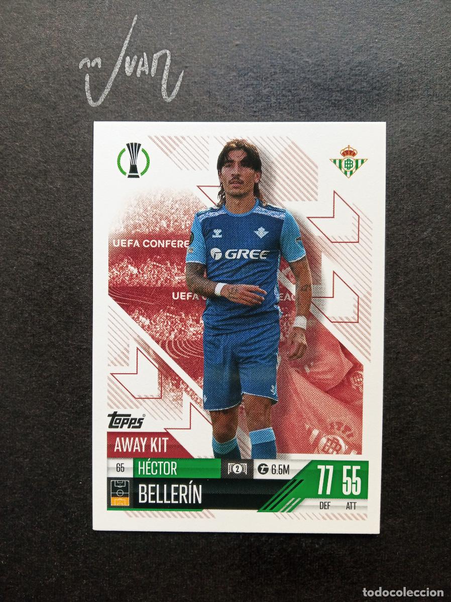 Cromos de F&uacute;tbol: N&ordm; 65 AWAY KIT HECTOR BELLERIN REAL BETIS ESPA&Ntilde;A ⚽ TOPPS &reg; MATCH ATTAX EXTRA 2024 2025 24 25
