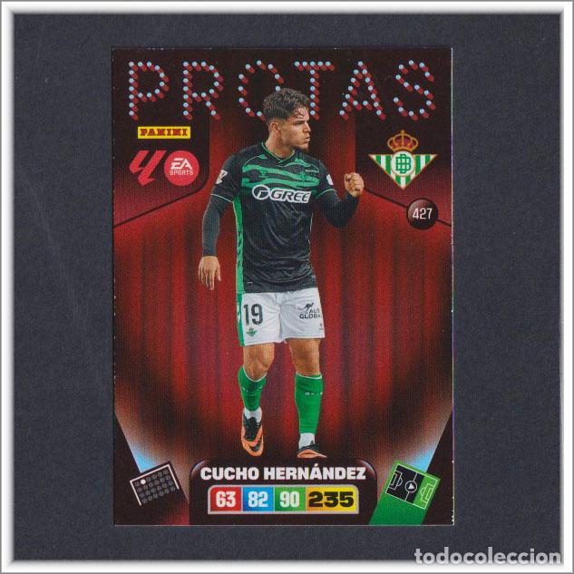 Cromos de Futebol: ADRENALYN XL 2025 2026 25 26 PANINI CUCHO HERNANDEZ 427 PROTAS BETIS LIGA COLECCI&Oacute;N ALBUM