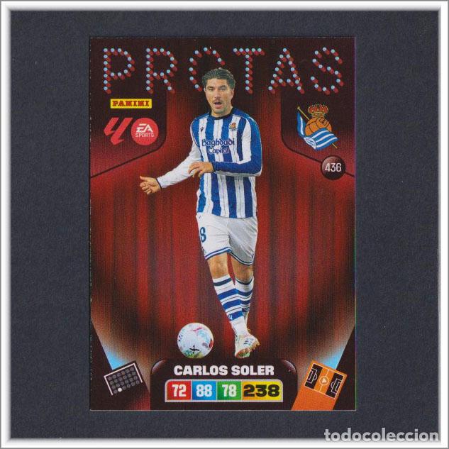 Fu&szlig;ball-Sticker: ADRENALYN XL 2025 2026 25 26 PANINI CARLOS SOLER 436 PROTAS REAL SOCIEDAD LIGA COLECCI&Oacute;N ALBUM
