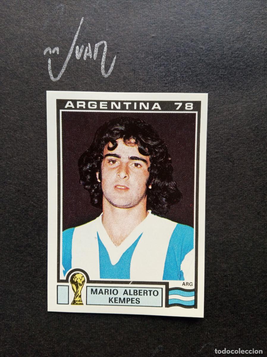 Cromos de F&uacute;tbol: N&ordm; 107 KEMPES ARGENTINA VALENCIA 1978 ⚽ PANINI &reg; SONRIC'S FIFA WORLD CUP STORY 1990 SIN PEGAR NUEVO