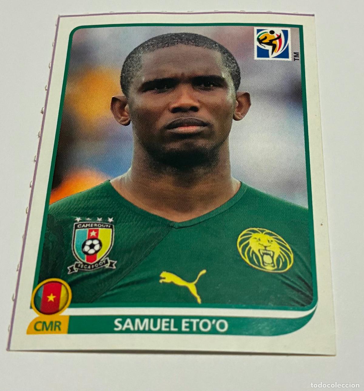 Fu&szlig;ball-Sticker: SAMUEL ETO'O CROMO MUNDIAL 2010, Numero 408