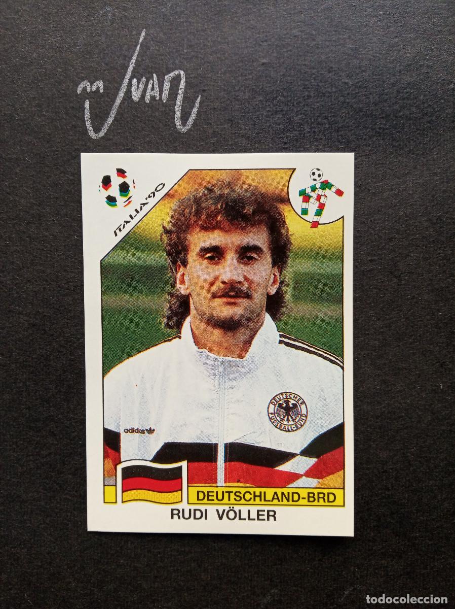 Cromos de Futebol: N&ordm; 209 RUDI VOLLER ALEMANIA 90 ITALIA ⚽ PANINI &reg; SONRIC'S FIFA WORLD CUP STORY 1990 SIN PEGAR NUEVO
