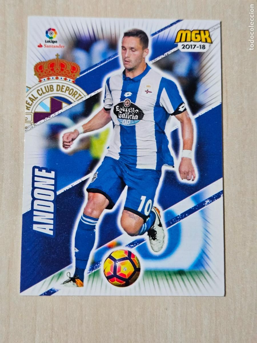 Figurine di Calcio: CROMO N&ordm; 179 ANDONE - MEGACRACKS 2017 18 - DEPORTIVO DE LA CORU&Ntilde;A