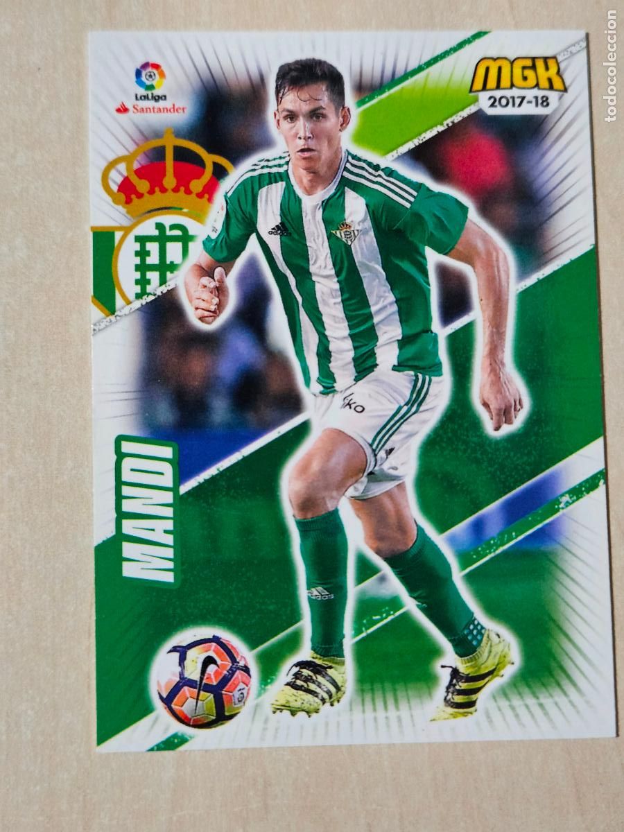 Cromos de F&uacute;tbol: CROMO N&ordm; 114 MANDI - MEGACRACKS 2017 18 - REAL BETIS