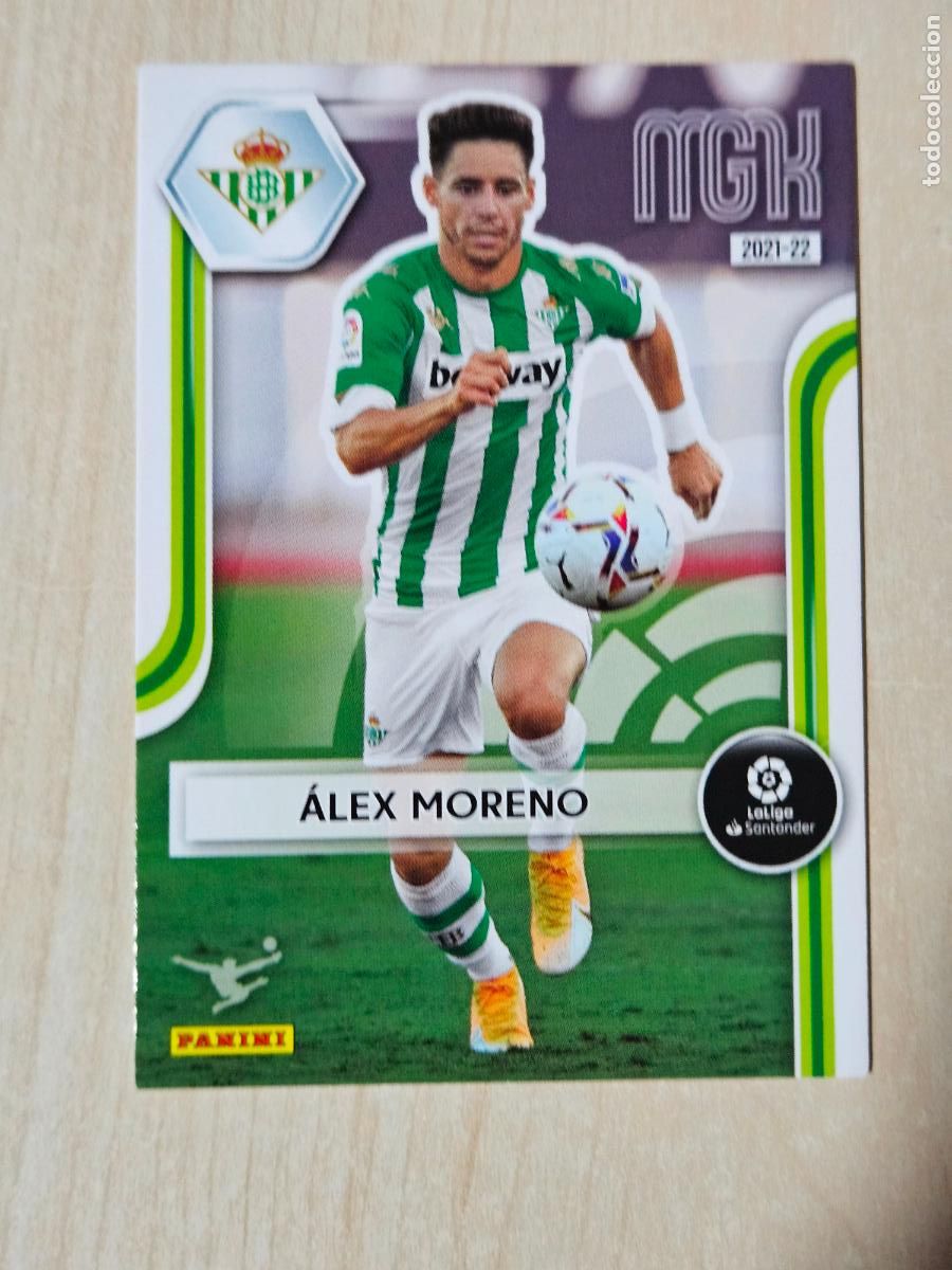 Cromos de F&uacute;tbol: CROMO N&ordm; 80 ALEX MORENO - MEGACRACKS 2021 22 - REAL BETIS