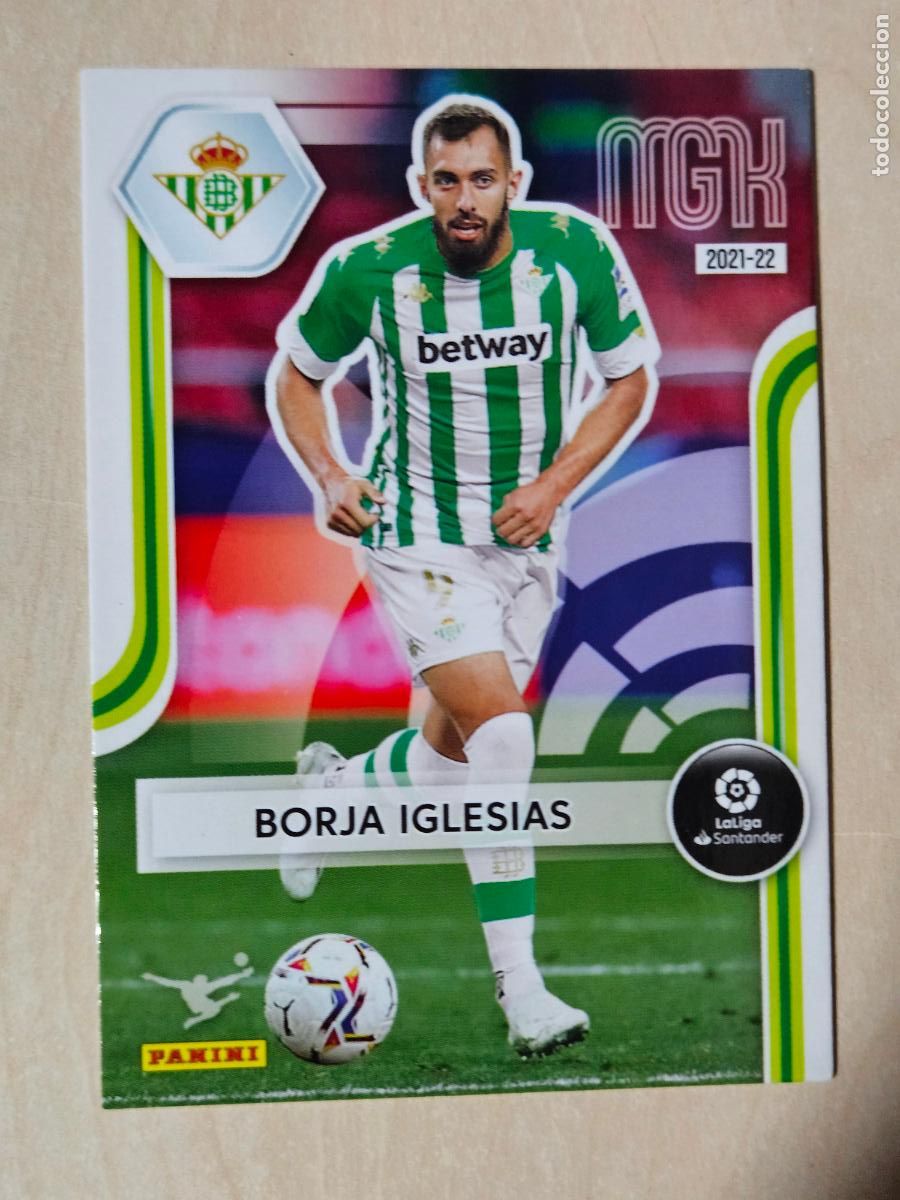 Cromos de F&uacute;tbol: CROMO N&ordm; 89 BORJA IGLESIAS - MEGACRACKS 2021 22 - REAL BETIS