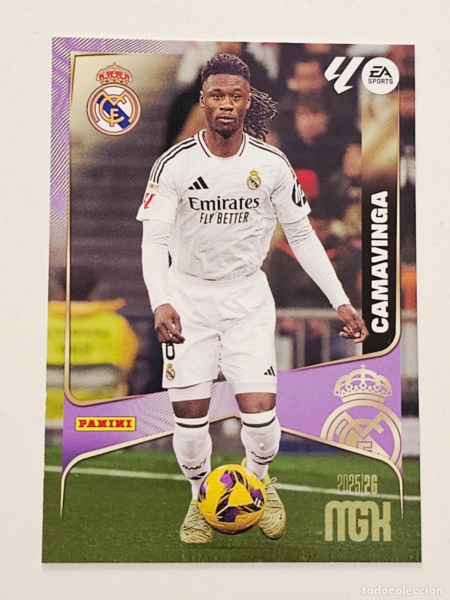 Fu&szlig;ball-Sticker: 227 Eduardo Camavinga, Real Madrid, Panini Megacracks 2025 2026 25 26