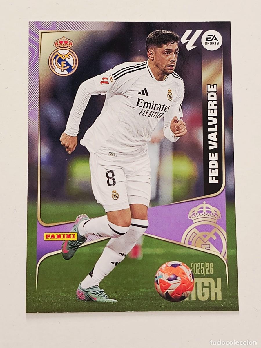 Cromos de F&uacute;tbol: 228 Fede Valverde, Real Madrid, Panini Megacracks 2025 2026 25 26