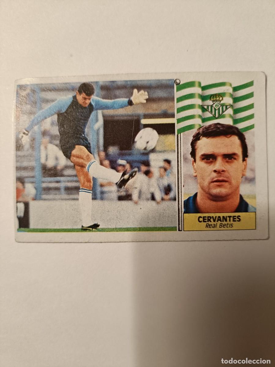 Cromos de F&uacute;tbol: CERVANTES REAL BETIS LIGA 86/87 ESTE