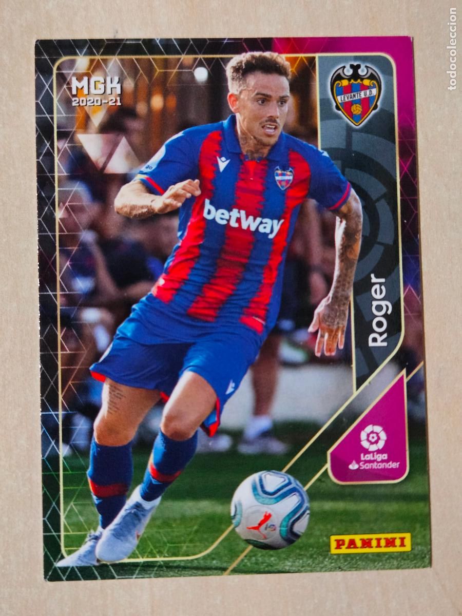 Football Stickers: CROMO N&ordm; 216 ROGER - MEGACRACKS 2020 21 - LEVANTE