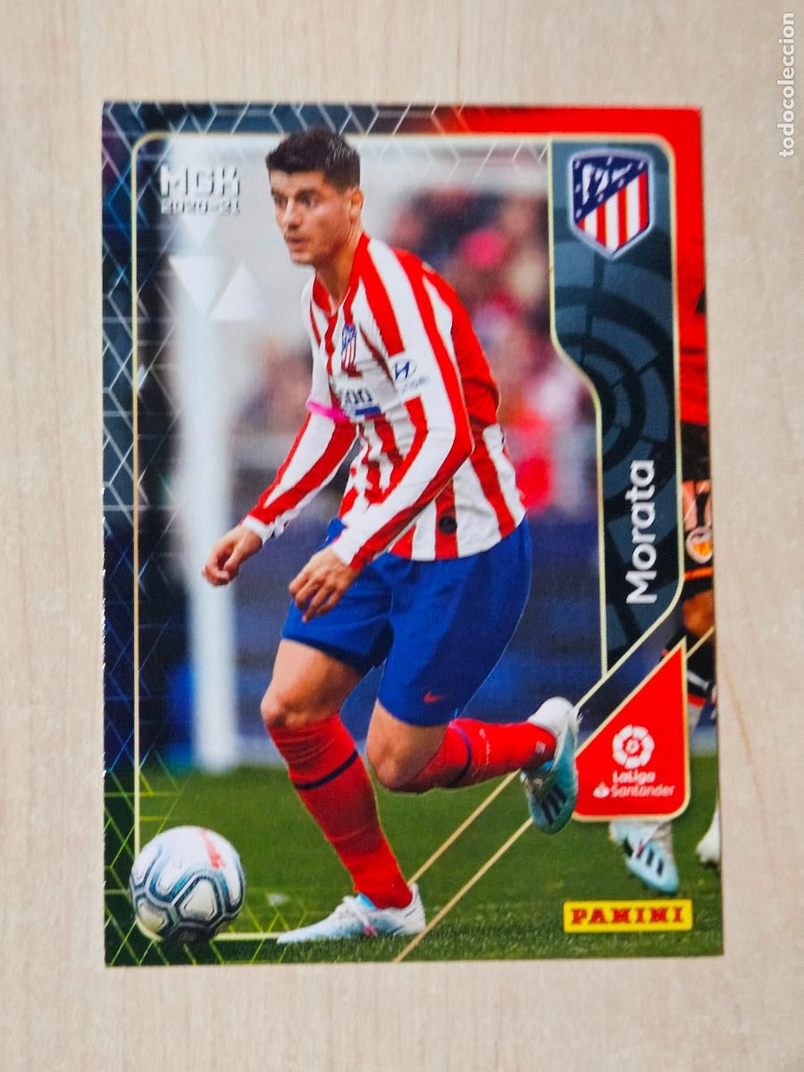 Fu&szlig;ball-Sticker: CROMO N&ordm; 54 MORATA - MEGACRACKS 2020 21 - ATLETICO DE MADRID