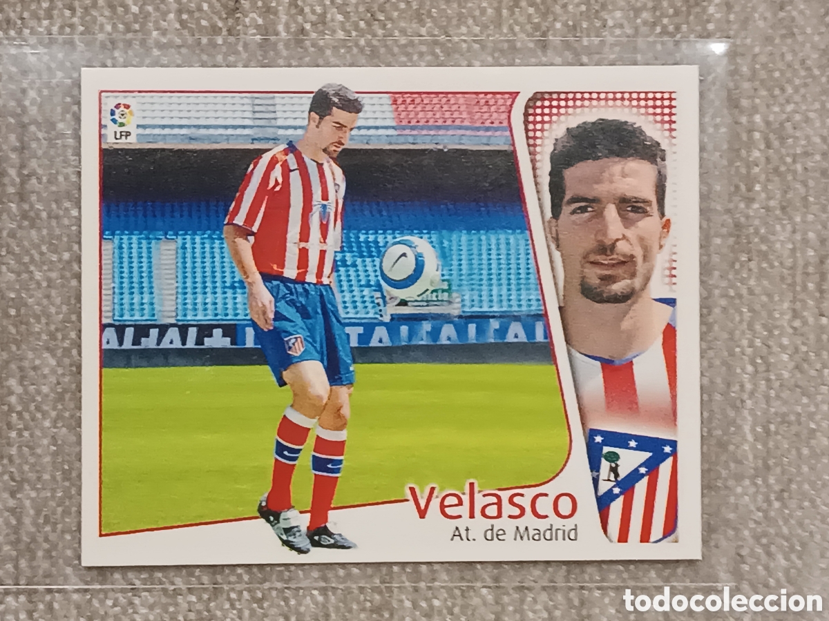 Fu&szlig;ball-Sticker: Velasco. Atl&eacute;tico de Madrid. 04 05. Fichaje 39