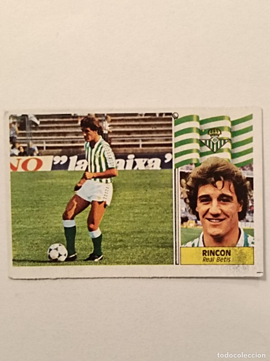 Cromos de F&uacute;tbol: RINCON REAL BETIS LIGA 86/87 ESTE