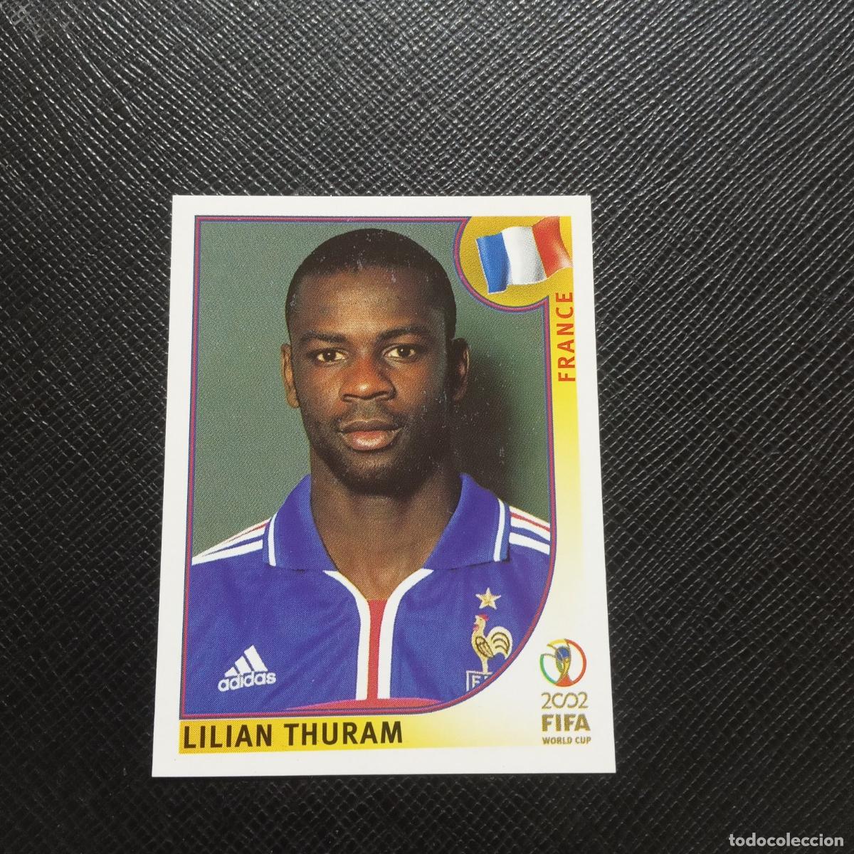 Cromos de f&uacute;tbol: 28 LILIAN THURAM FRANCIA PANINI 2002 MUNDIAL KOREA FUTBOL 02 CROMO - SIN PEGAR - A201 PG34